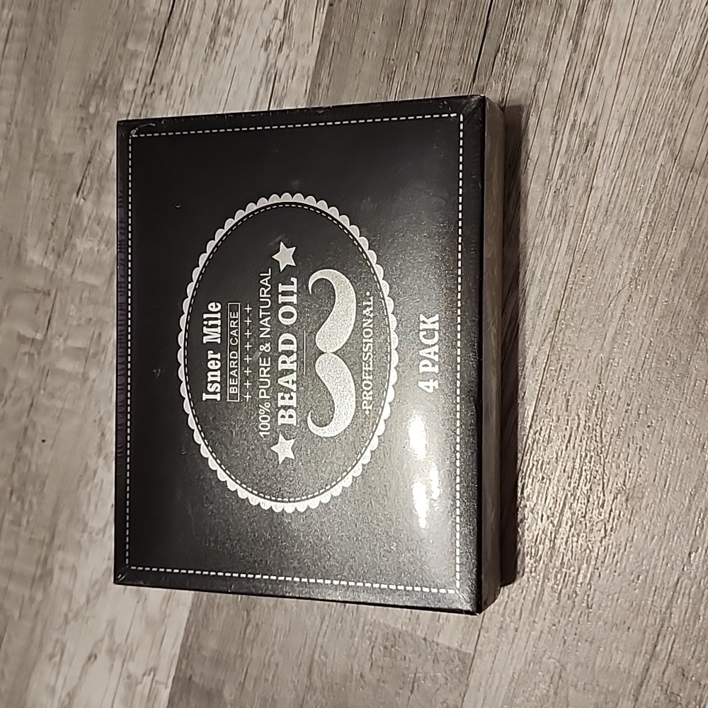 Mens 4 pack beard‎ oil
